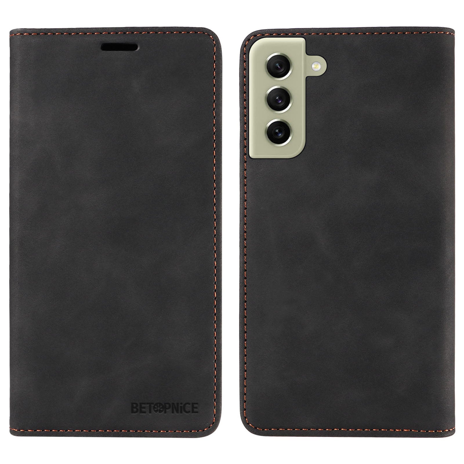 BETOPNICE 003 til Samsung Galaxy S21 FE 5G Flip Cover RFID-blokerende PU-læder pungholder telefonetui BETOPNICE 003 til Samsung Galaxy S21 FE 5G Flip Cover RFID-blokerende PU-læder pungholder telefonetui